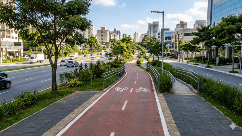 Ciclovia Barueri Aldeia Alphaville: 6 km de Infraestrutura Cicloviária Transformam a Mobilidade Urbana da Cidade